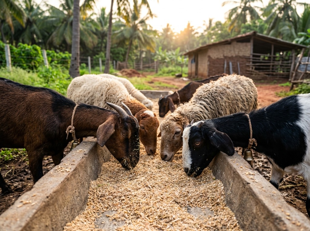 MHS Agro Haripatti Mixed Feed — Sheep & goats · all life stages
